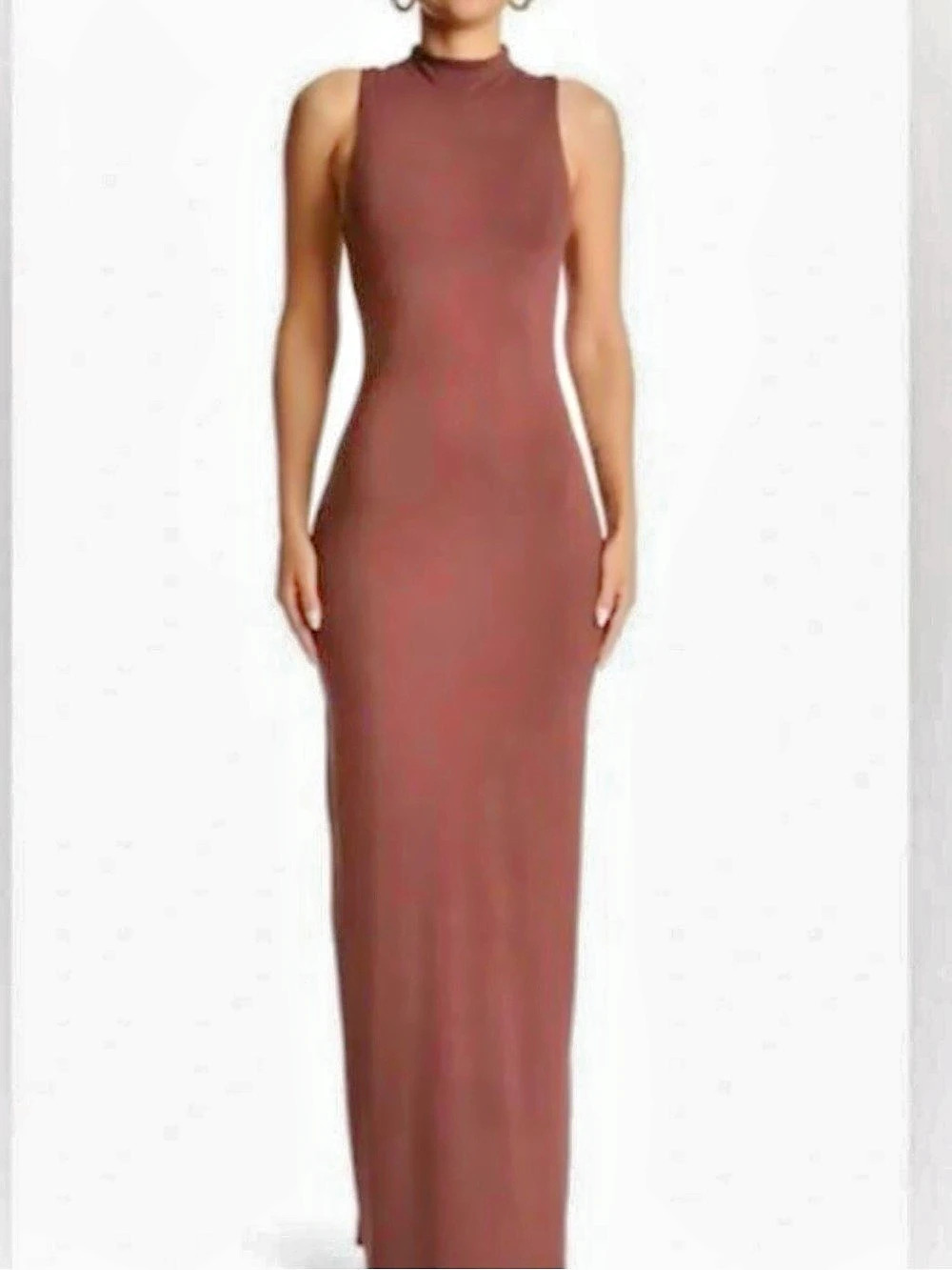naked wardrobe Brown Maxi Dress Like New